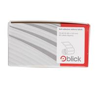 Blick Labels, White, Self Adhesive Stickers, Typist, Address Label, 50mm x 102mm, 120 Labels, For Home, Office, Family, School, Letters