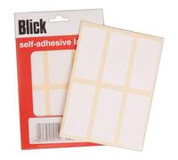 Blick Labels, White, Self Adhesive Stickers Warehouse Pack, Rectangular, 34mm x 75mm, 240 Labels, for Home, Office, Family, School, Letters, Address
