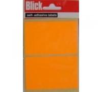 Blick RS01085 50mm x 80mm Fluo Label Bag