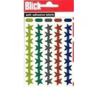 Blick RS02615 14mm Metal Star Label - Assorted