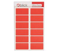 Blick Labels in Office Packs 25mmx50mm Red (320 Pack)