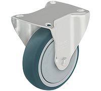 Blickle B-PTH 100K Pressed Steel Fixed Castor - Wheel Ø 100mm