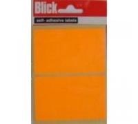 Blick Label Bag RS01085 50mm x 80mm Fluo