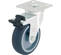 Blickle LE-TPA 127G-FI Pressed Steel Swivel Castor - Wheel Ø 125mm