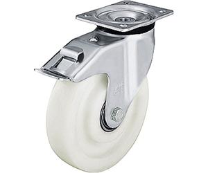 Blickle LK-SPO 125K-3-FI Pressed Steel Swivel Castor - Wheel Ø 125mm