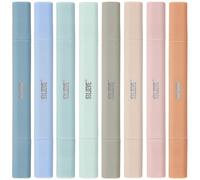 BLIEVE- Aesthetic Bible Highlighters No Bleed Through Assorted Colors, Cute Highlighter Dual Tip For Journaling Supplies And School Accessories, Bible Highlighters And Pens No Bleed (COASTAL DREAM)