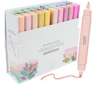 BLIEVE Bible Highlighters No Bleed Through, Pastel Colors, Dual Tip, 8 Pack