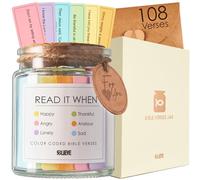 BLIEVE- Bible Verse Jar, Read Me When Bible Verses Jar For Daily Encouragement, Inspirational Prayer & Reflection, Christian Gifts For Women and Men, Religious Graduation Gifts For Her, Gift For Mom