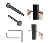 BLIKA Upgraded 20 Pairs 1/8" Black Invisible Cable Railing Kit, Hidden Swage Tensioner and Ends for 2"x2", 4''x4'' Wood & Metal Posts, T316 Stainless Steel, 4''x4'' Deck Stair Cable Railing Hardware
