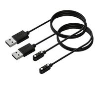 BlikWyt 2-Pack Magnetic Charger for Hume Health Band, 2-Pin USB Charging Cable, 60cm/2FT Replacement Charger for Smartwatch & Fitness Tracker, Strong Magnetic Connection, Fast & Safe Charging