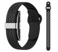 BlikWyt Breathable Silicone Band Compatible with Hume Band, Adjustable Replacement Strap for Hume Health Band, Soft Sport Wristband for Hume Health Tracker Women Men (Black)