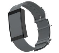 BlikWyt Silicone Sport Band for Amazfit Helio, Full-Cover Overlay Case Design with Double Security Lock, Waterproof Adjustable Replacement Strap for Workout & Running (Grey)