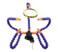 BliliDIY Multifunctional Soldering Station Third Hand Tool With 3/5 Flexible Arms Soldeirng Iron Holder Fan For Pcb Welding Repair - 5Pcs Arms