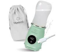 blimbini® Pro All-In-One Baby Bottle Warmer for Travelling with Battery - to Go with USB, Ideal for Travel in the Car or Plane (Without Adapter)