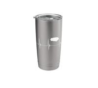 Blimp Airship Dirigible Heartbeat EKG Pulse Zeppelin Stainless Steel Insulated Tumbler