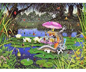 Blind as a Bat 1000 Piece Jigsaw Puzzle by Mike Jupp - Hilarious Forest Scene with Party Animals - Comical & Whimsical Art - Exclusive Puzzle from All Jigsaw Puzzles