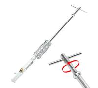 Blind Bearing Puller - Inertia Extractor, Pilot Ring Separator | Heavy Duty Steel Two Jaws Internal Bearing Extraction Kit, Precision Jaws, Grout Tool