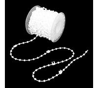 Blind Bottom Link Chain, Vertical Blind Bead, Smooth Practical Blind Beaded Cord, Roller Blind Fitting, Simple to Use for Decoration Vertical Curtain(10M(10CM))