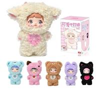 Blind Box Loveliness Never Ends Series Plush - 3 Expressions Adorable Mystery Plush Toys for Collectors - 7.1IN Random Surprise Doll with Unique Designs, 1PCS (Upgrade Packaging)