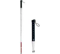 Blind Cane, 9-Sect Blind Cane Titanium Alloy Blind Cane Telescopic Cane with Rotating Tip Suitable(138cm/54.3in)
