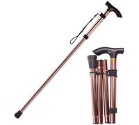 Blind Cane, Canes Folding Adjustable Cane(Gold)