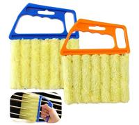 Blind Cleaner 2 Blind Duster Blind Cleaner Tool with 7 Roller System Deep Cleaning for Vertical Windows Blind Cleaners for Wooden Blinds Plastic Blinds and Air Conditioner