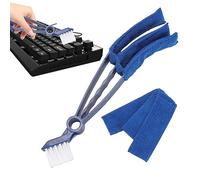 Blind Cleaner | Double Head Crevice Cleaning Brush with 1 Removable Sleeve | Crevice Brush, Out of Washable Window Cleaner, Crevice Cleaning Tool
