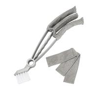 Blind Cleaner - Double Head Crevice Cleaning Brush with 1 Removable Sleeve | Crevice Brush, Out of Washable Window Cleaner, Crevice Cleaning Tool