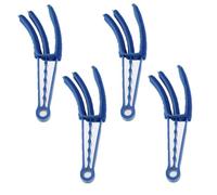 Blind Cleaner Tool with Three Cleaning Arms, 1/2/4pcs Window Blind Cleaner Duster Brush for Window Blinds Air Conditioner Car Vents, Microfiber Sleeves Duster (Blue,4)