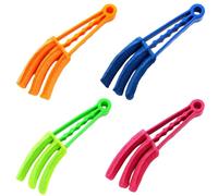 Blind Cleaner, Venetian Blind Cleaner Tool, 4 Pack Multi-Function Cleaning Brushes for Blinds, Orange, Red, Blue, Green, 21 x 8.5 x 2.2 cm