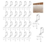 Blind Clips, 26 Pcs Valance Clips, Replacement Window Blinds Clip with a Groove in the Back for Horizontal Blind Retainer Holder