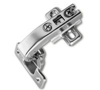 Blind Corner Cabinet Hinge Set, 90-Degree Concealed Angular Door Hinges for Kitchen Cabinets, Nickel-Plated Iron with 35mm Cup Diameter and 14-21mm Door Thickness Compatibility