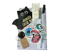 Blind Date, Book Supplies, Halloween Mystery Book Kit, Spooky Bat Ghost Themed Decorations Reading Set for Holiday, Adults, Teens, Women, Men Readers, 9.84x7.87 Inches