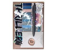 Blind Date with a Book - Bookish Gifts, Mystery Books Surprise Box with Premium Tea, Gel Pen, Stickers & Bookmark, Literary Accessories Gift Ideas for Books Lovers, Readers & Bookworms (#G)