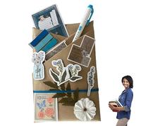 Blind Date with a Book - Mystery Gift Box for Book Lovers, Curated Surprise Reads with Annotation Tabs, Stickers & Highlighter, Perfect for Birthdays, Holidays & Travel (A)