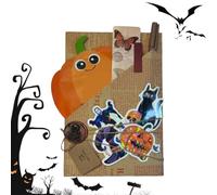 Blind Date with a Book Supplies Handmade Halloween Card Supplies Notes