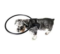 Blind Dog Bumper Guard Harness with Stable Support Ring, Crash Proof Soft Guide Collar,for Pets with Vision Loss or Sick Eyes,Lightweight Unhindered Mobility Aid(Black,M)