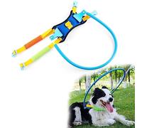 Blind Dog Harness, Adjustable Pet Guiding Device for Visually Impaired Dogs, Lightweight Halo with Loop and Carabiner Design to Avoid Collisions and Build Confidence