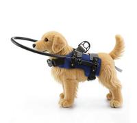 Blind Dog Harness with Halo, Anti-Collision Ring for Blind Dogs, Protective Halo Dog Collar, Confidence Building Harness Guiding Device blue