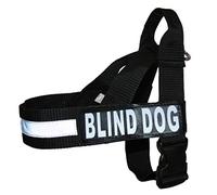 Blind Dog Service No-Pull Harness - Reflective Patches, Measure Before Ordering