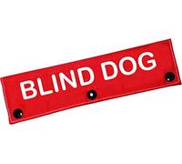Blind Dog Sleeve - Visual Impairment Dog Leash Wrap Alert ID Patch Tag Pet Birthday Gift
