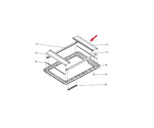 Blind for Heki 1 rooflight inner frame - grey - DOMETIC - 4460000285