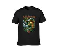 Blind Guardian Men's T-Shirt Unisex Black Cotton Print Tee Shirts XXL