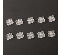 Blind Pull Cord Connector Clips for Plastic Chain Roller Roman Vertical Curtain, White Plastic Joiners for Standard Size 10 Ball Chain Blinds in Living Room Bedroom Bathroom Kitchen, 10 Pcs
