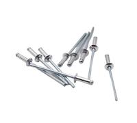 Blind Rivets 5/50ps M2.4 M3 .2 M4 .8 M6 GB12618 Aluminium Dome Round Pop Open Hollow Core Pulling Blind Dropper Self-plugging Rivet(50Pcs M2.4,10mm)
