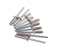 Blind Rivets Brass 304 Stainless Steel Countersunk Blind Rivets M3-M5 6-20mm Pack of 150 PCS(6mm,M4 (30PCS))