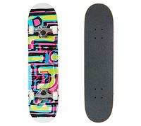 Blind Skateboard Complete Logo Glitch White 7.25" x 29.2" Assembled