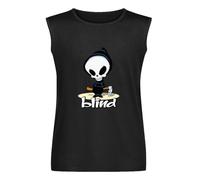 Blind Skateboard Extreme Sport Vest Tank T-Shirt Cotton Men Black Sleeveless Tee M