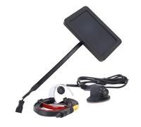 Blind Spot Camera Kit 5 Inch Display Screen 2 Channel Wide Angle DVR System Left Hand Drive Vehicles (Chrome)