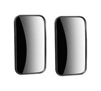 Blind Spot Mirror 360 Degree Rotation Adjustable Universal Design Wide Angle Convex Lens High Visibility Safety Aid Compact Mounting Base Shockproof Material Uniform